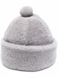 Thom Browne pom-pom shearling beanie - Grey