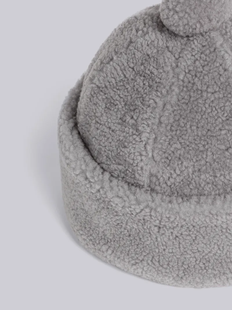 Shearling Oversized Pom Beanie | Thom 