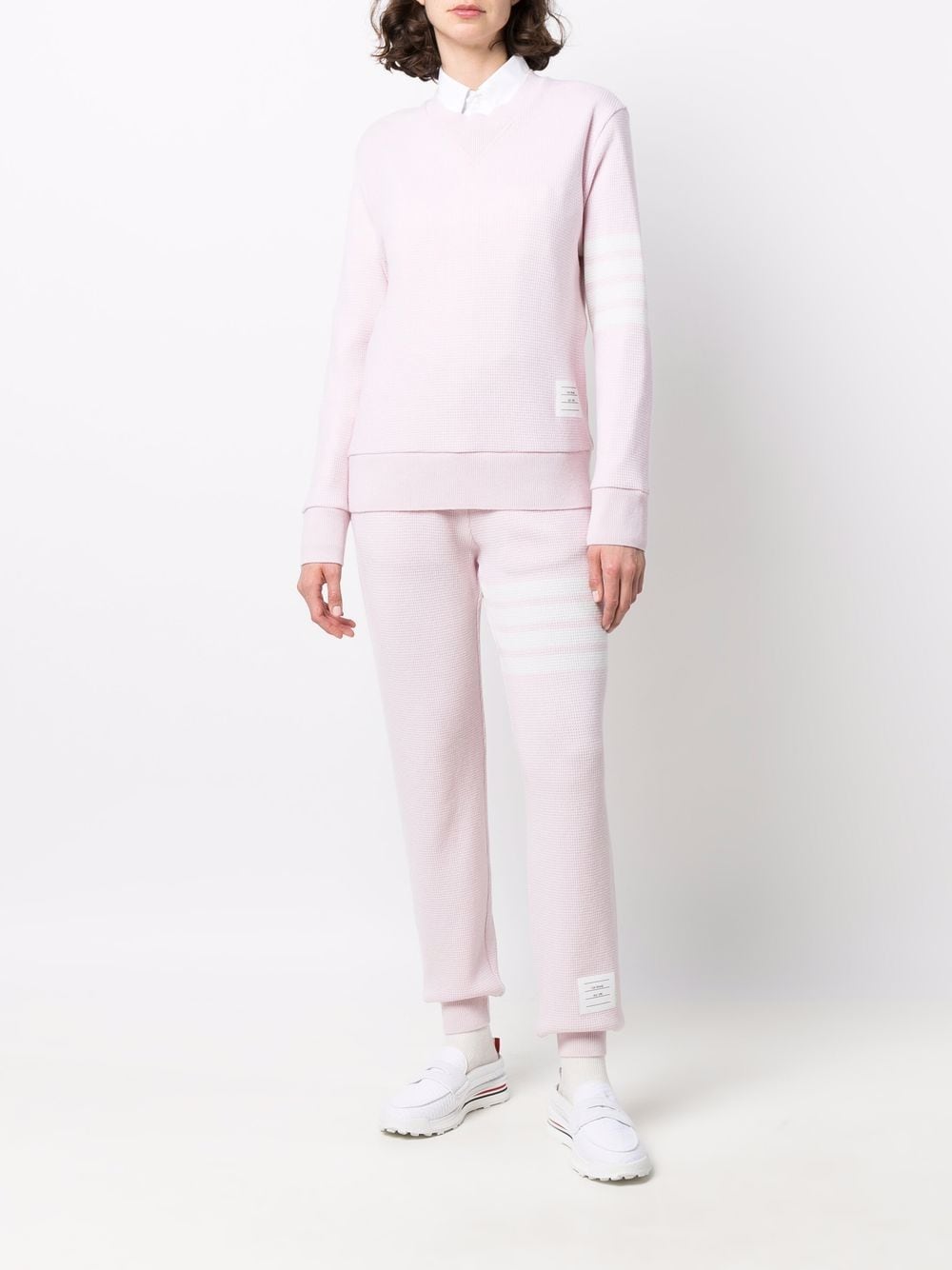 Thom Browne Sweater met ronde hals - Roze