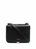 Thom Browne RWB tab crossbody bag - Black