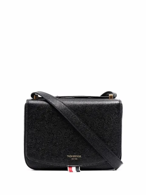 Thom Browne bolsa crossbody con rayas RWB