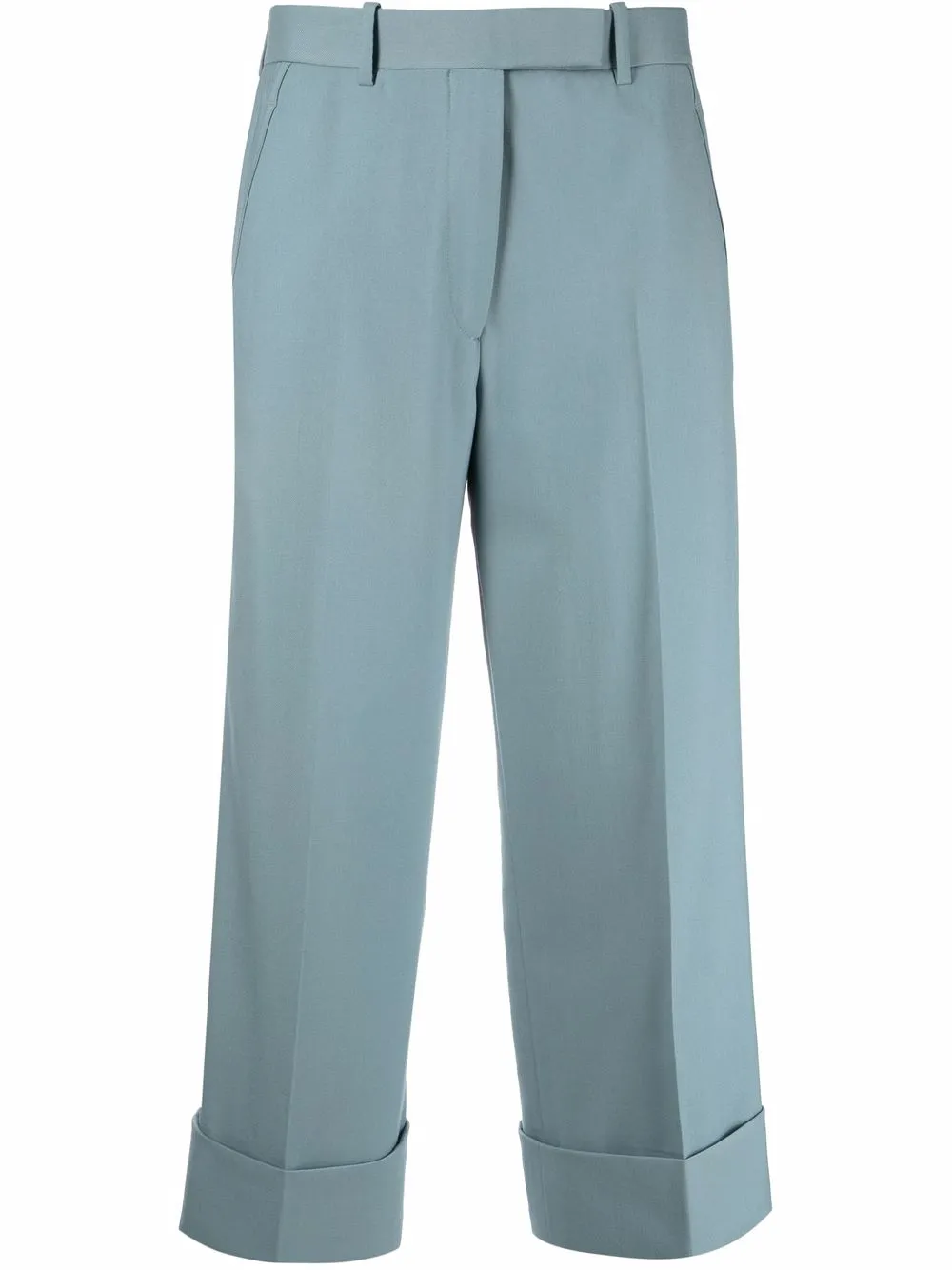 

Thom Browne pantalones capri Grosgrain - Azul