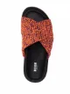 MSGM woven-strap sandals