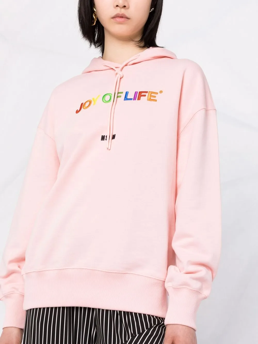 фото Msgm худи с вышитой надписью