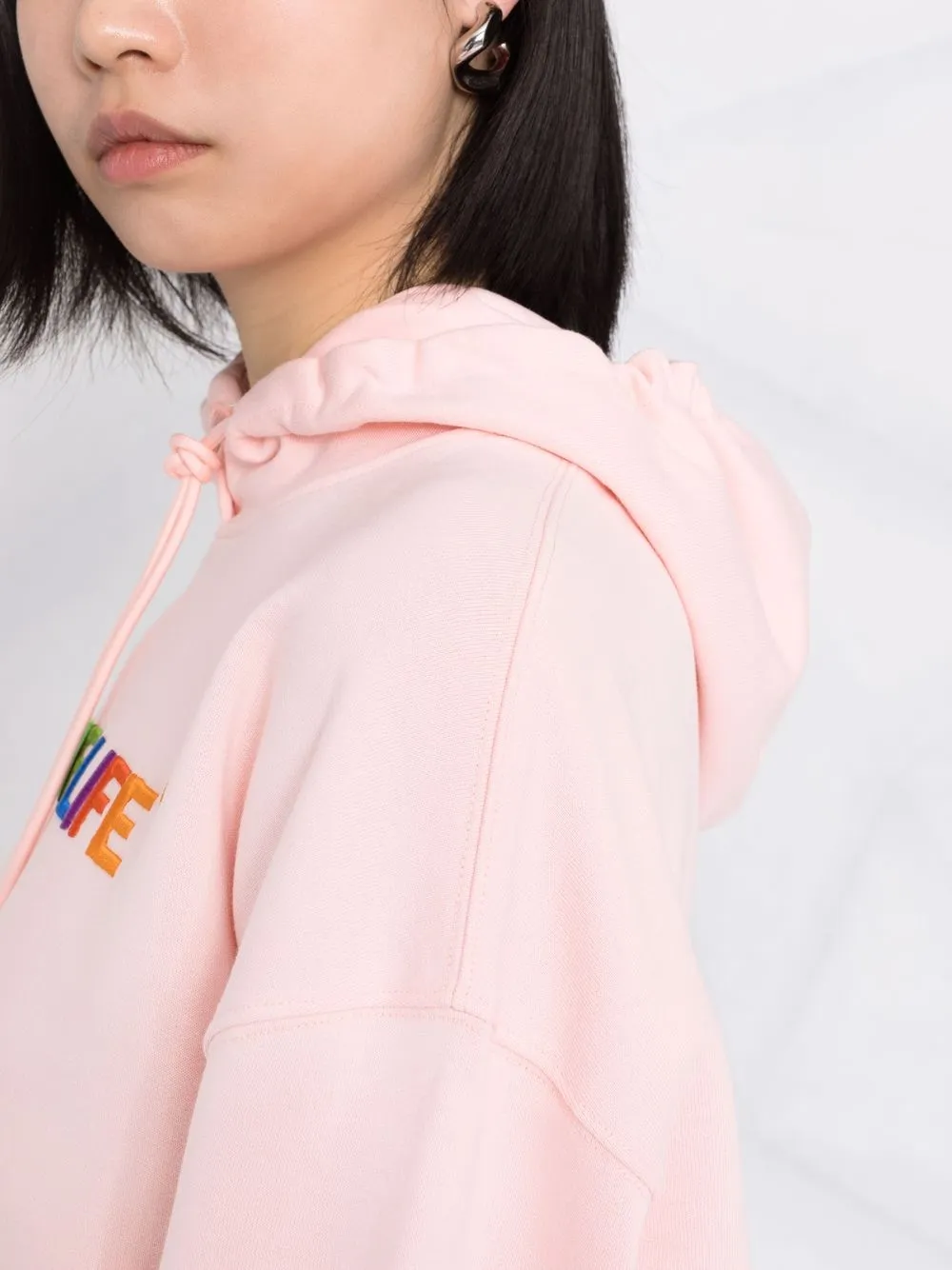 фото Msgm худи с вышитой надписью