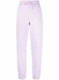 MSGM logo-print track pants - Purple