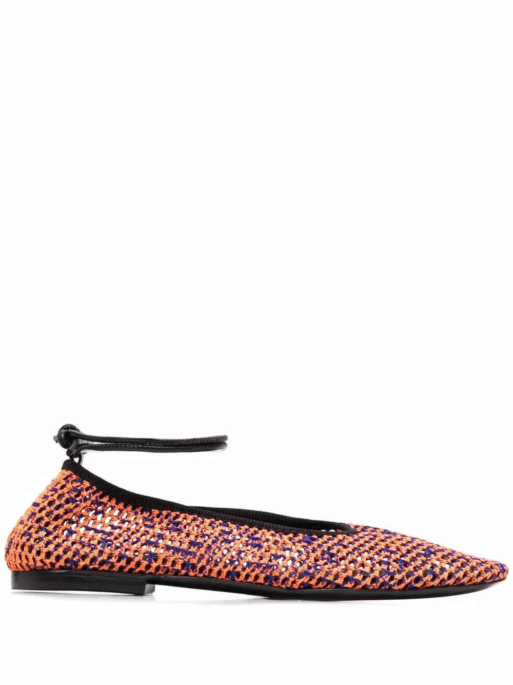 

MSGM flats con diseño entretejido - Naranja