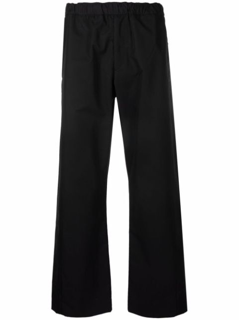 Alexander McQueen elasticated waistband straight trousers Men