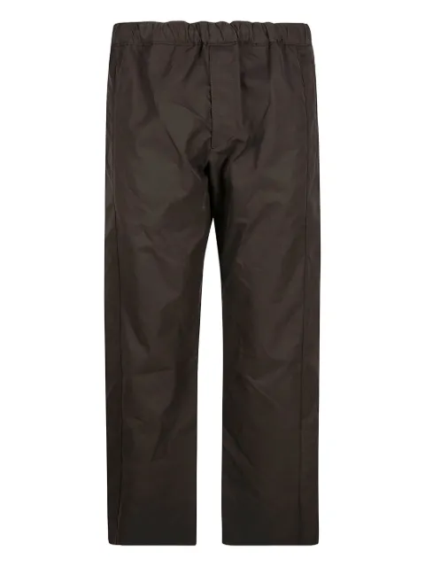 Alexander McQueen elasticated-waistband straight trousers
