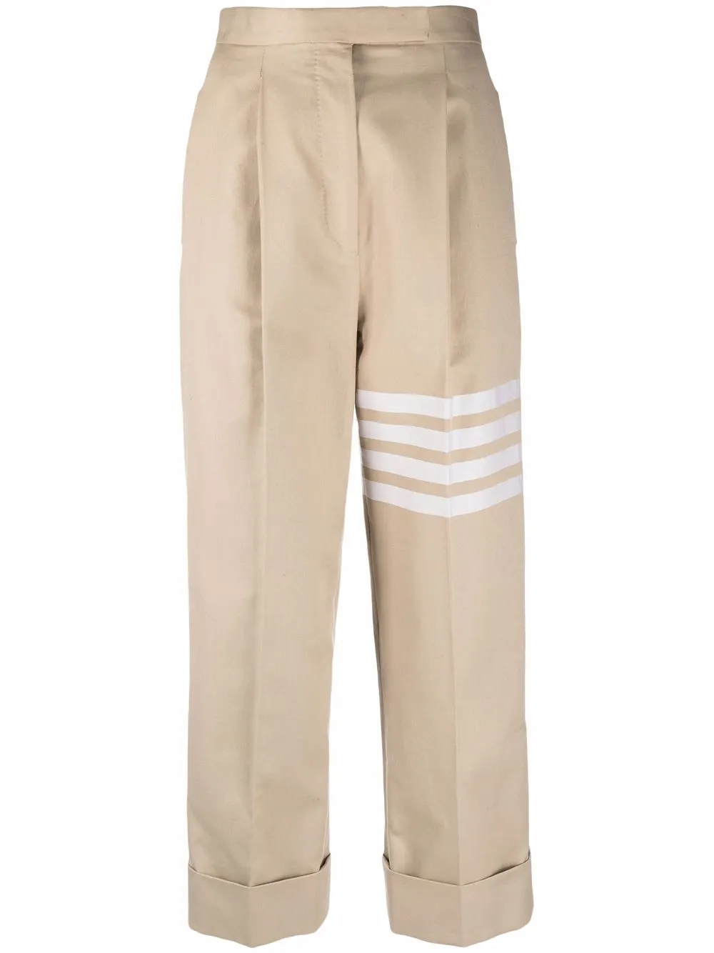 

Thom Browne 4-Bar high-waisted trousers - Neutrals