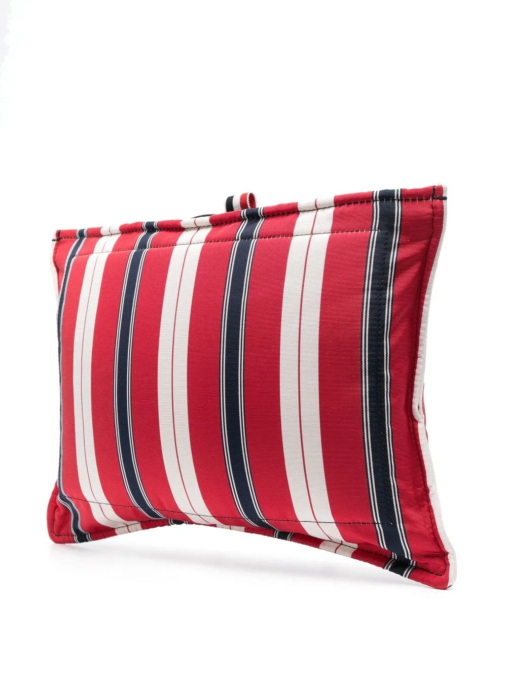 Red and white clutch best sale bag
