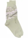 Thom Browne floral-pattern socks - Green