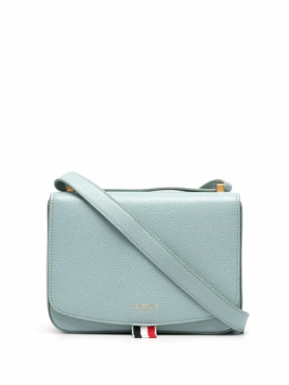 

Thom Browne bolsa crossbody con rayas RWB - Gris