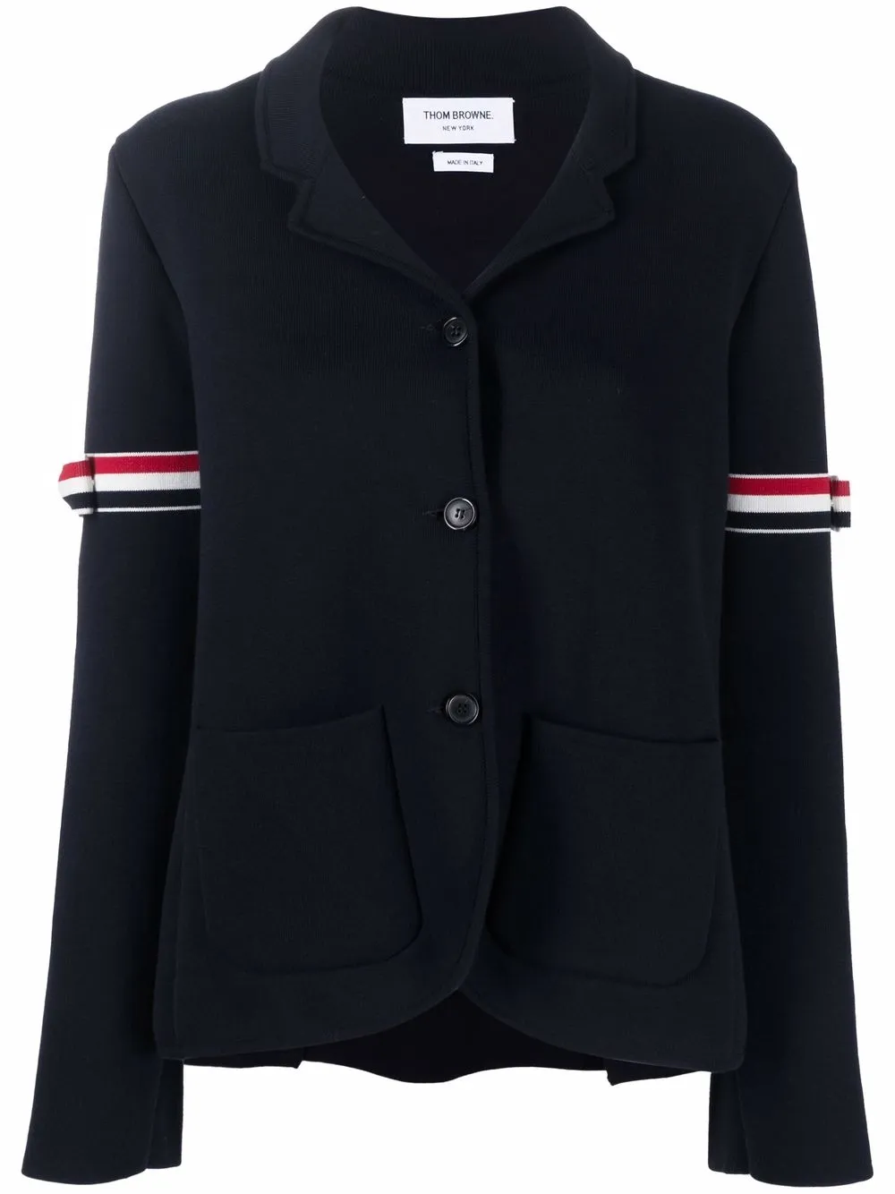 

Thom Browne blazer deportivo con rayas RWB - Azul