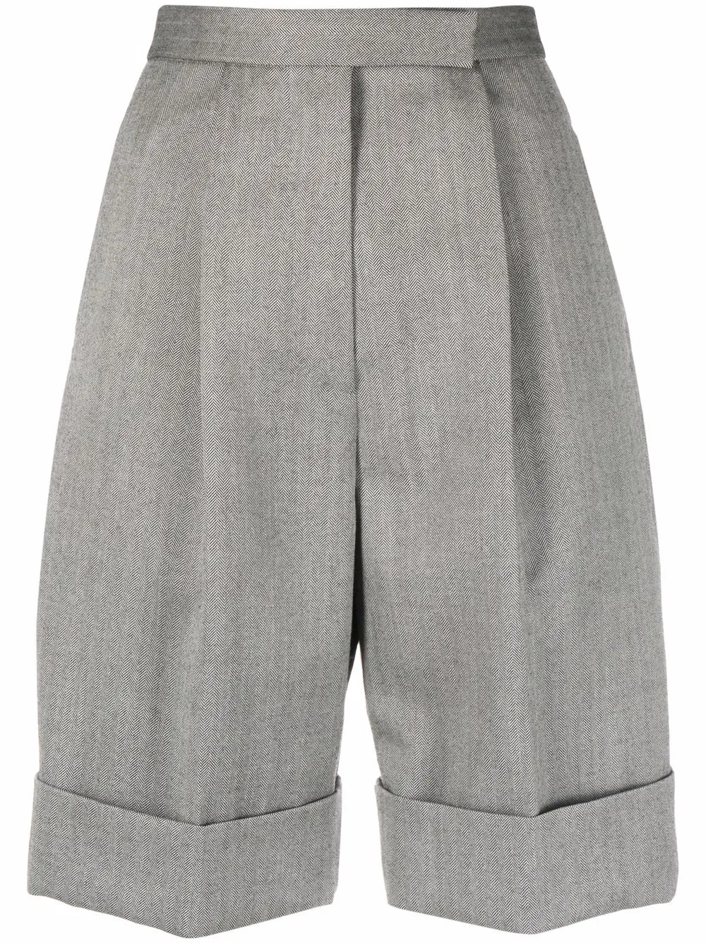 

Thom Browne shorts de vestir con motivo pied de poule - Gris