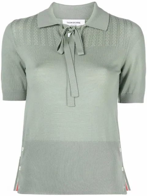 Thom Browne Fein gestricktes Oberteil