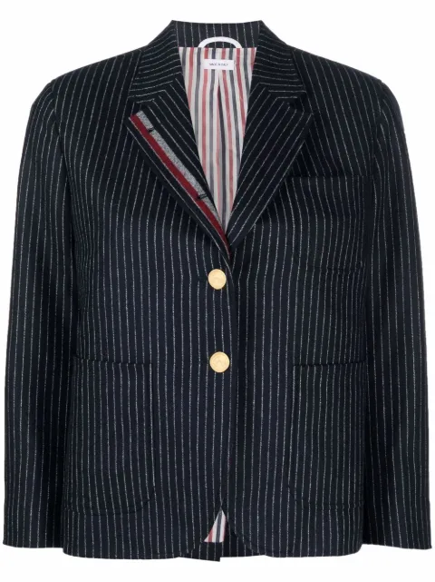 Thom Browne cropped pinstriped blazer