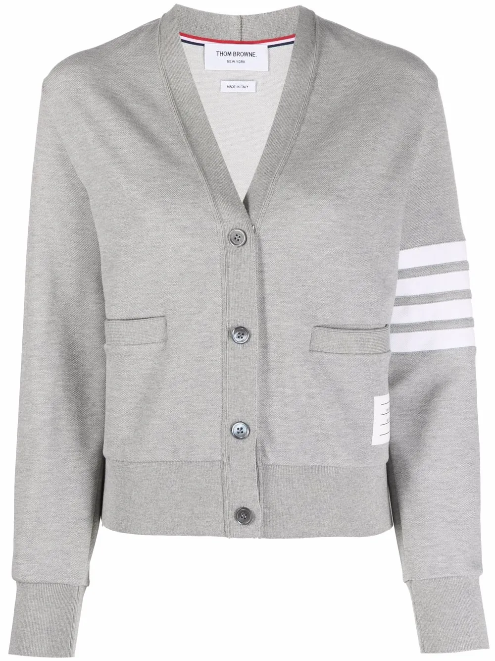 

Thom Browne 4-Bar stripe cardigan - Grey