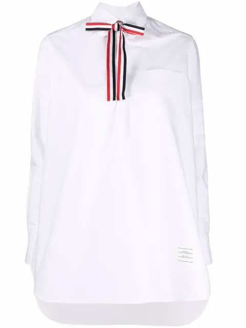 Thom Browne RWB bow-tie blouson shirt