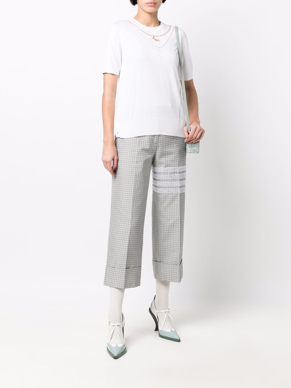 Thom Browne Gebreide top - Wit