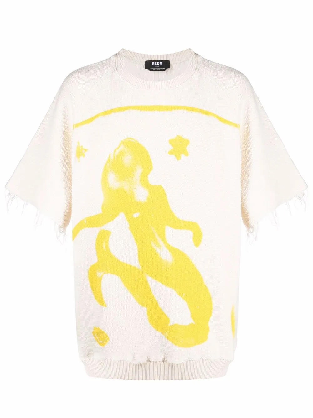 

MSGM sudadera con sirena estampada - Neutro