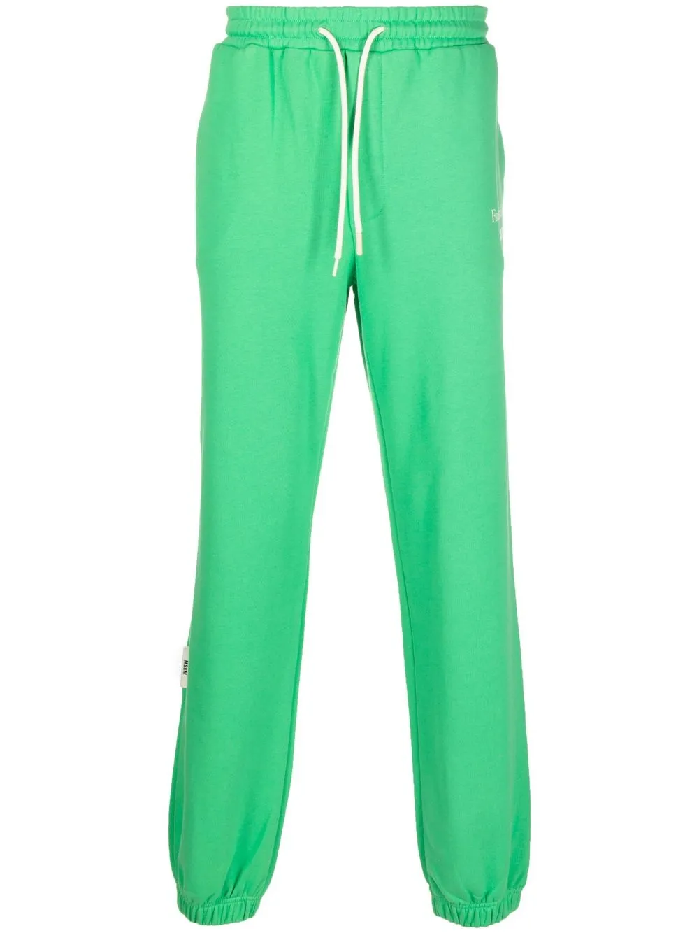 

MSGM pants con cordones en la pretina - Verde