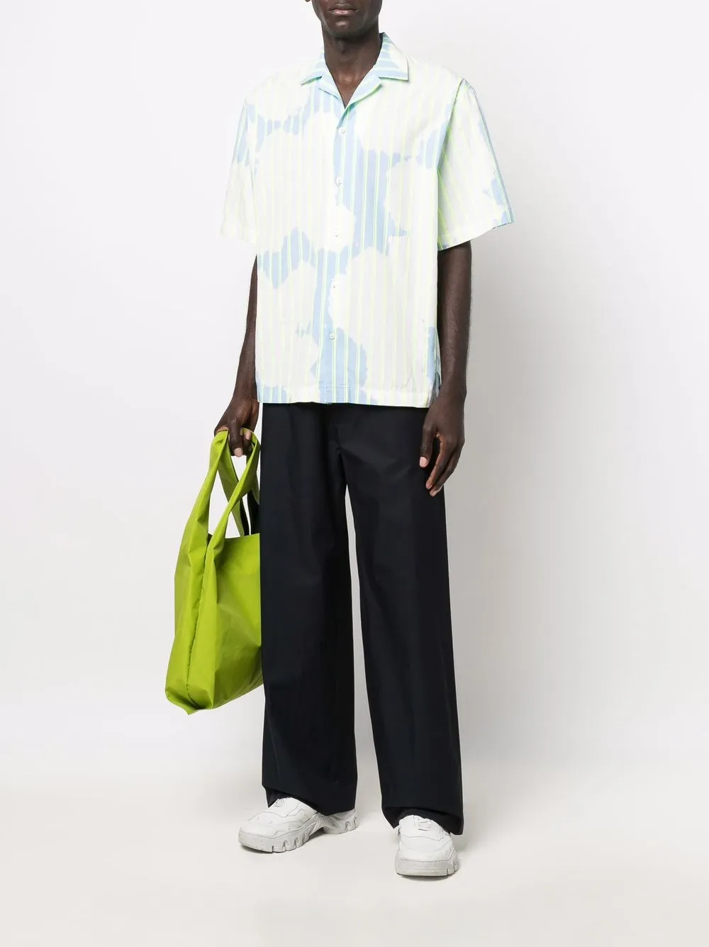 MSGM Gestreept overhemd - Wit