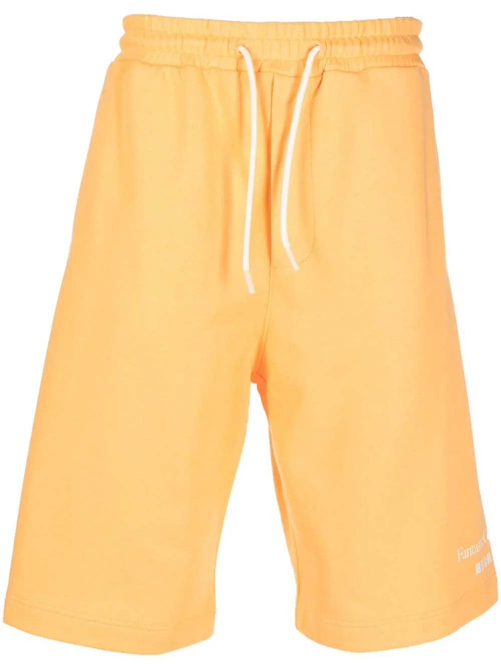 

MSGM pants con logo estampado - Naranja