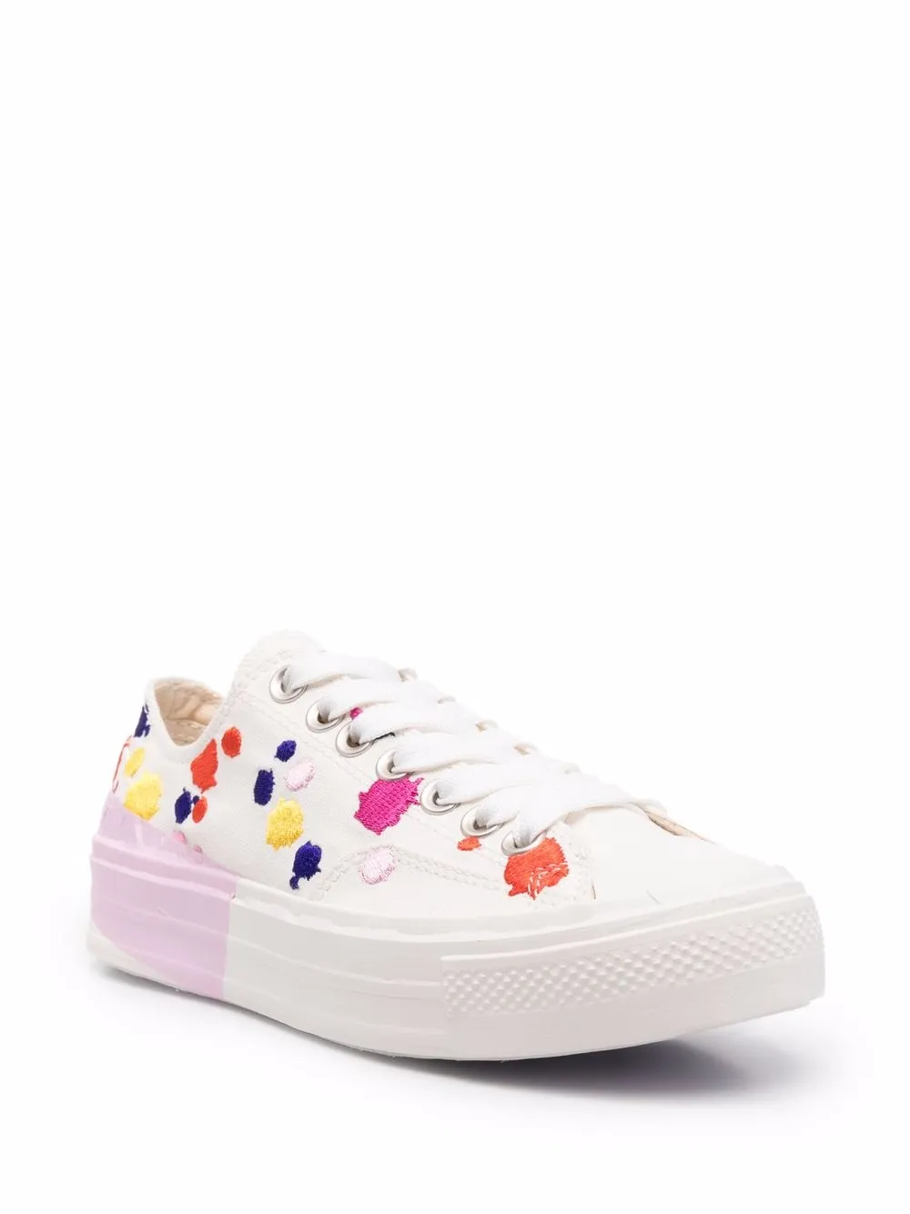 MSGM Sneakers met borduurwerk - Wit