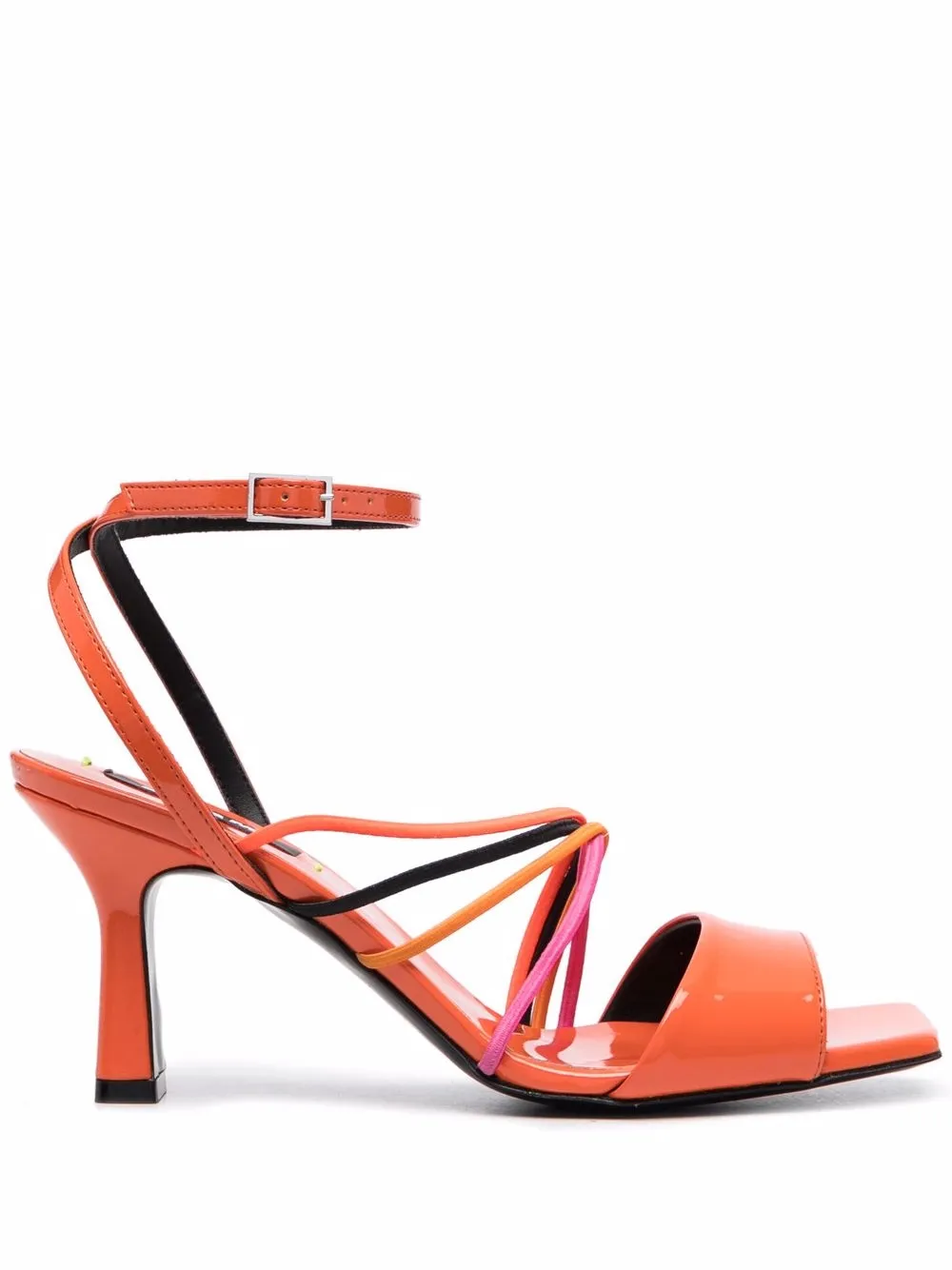 

MSGM sandalias con tiras múltiples - Naranja