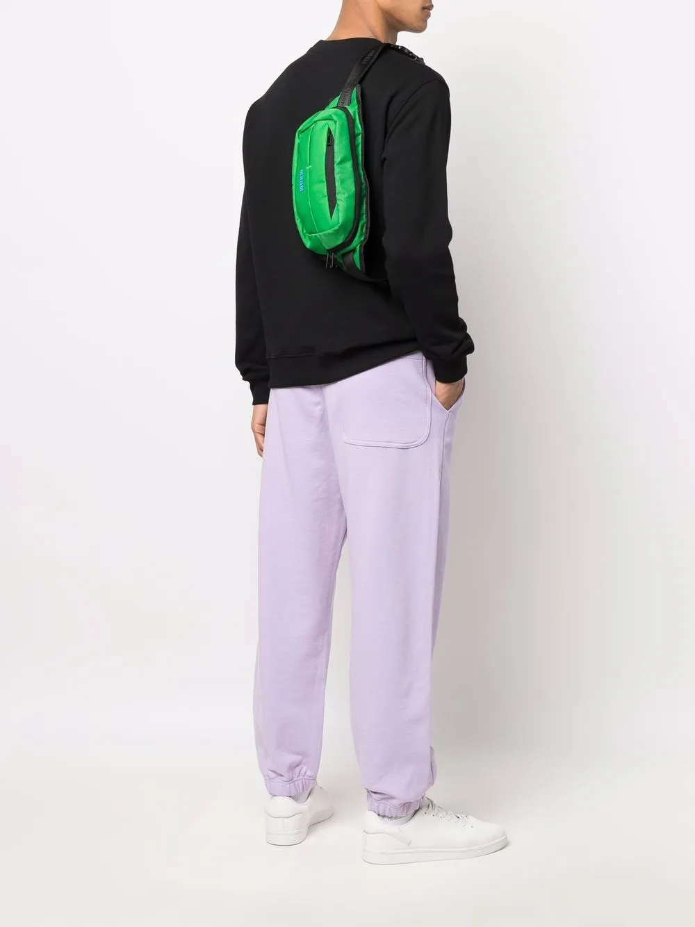 фото Msgm поясная сумка с вышитым логотипом