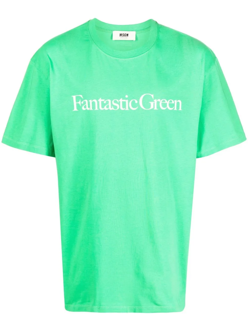 

MSGM playera estampada - Verde