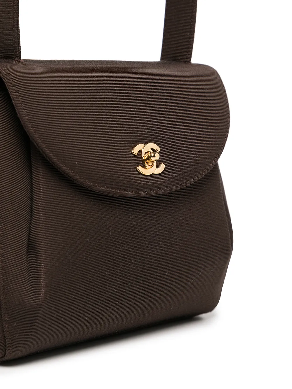 фото Chanel pre-owned сумка 1997-1998 годов с верхней ручкой и логотипом cc