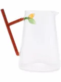 Ichendorf Milano Greenwood leaf pitcher - White