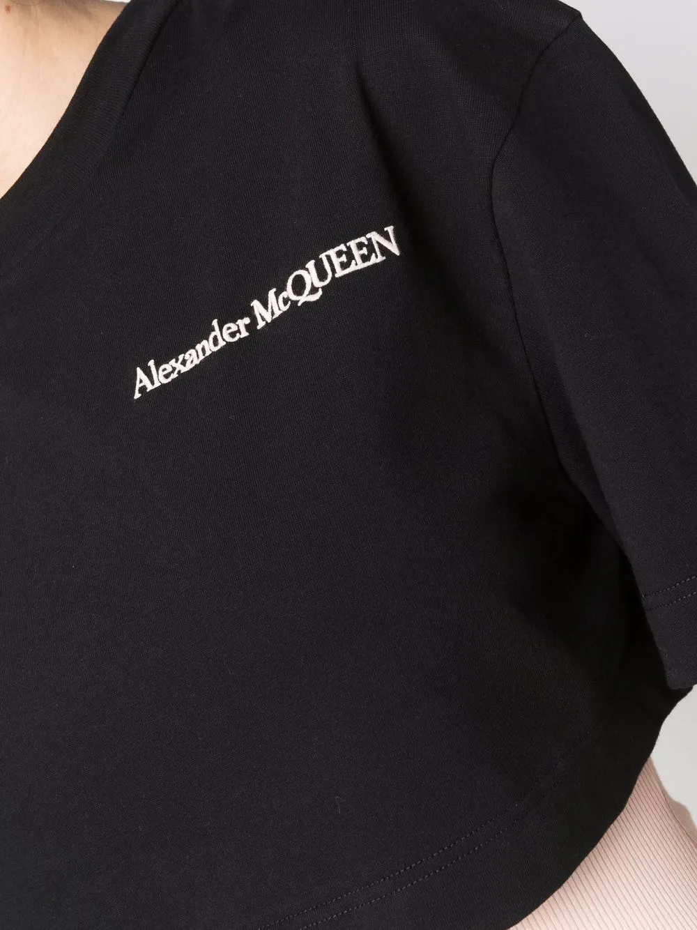 фото Alexander mcqueen многослойная футболка с логотипом