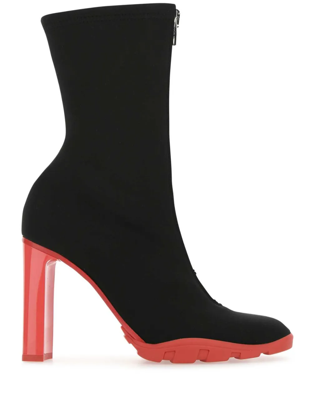 Alexander McQueen Tread zip-up ankle boots – Black