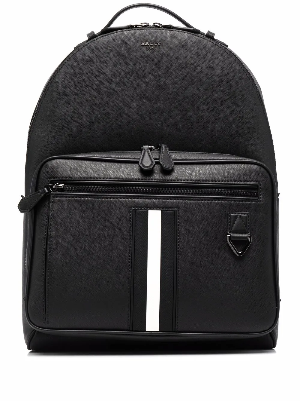 

Bally Mavrick striped band backpack - Black