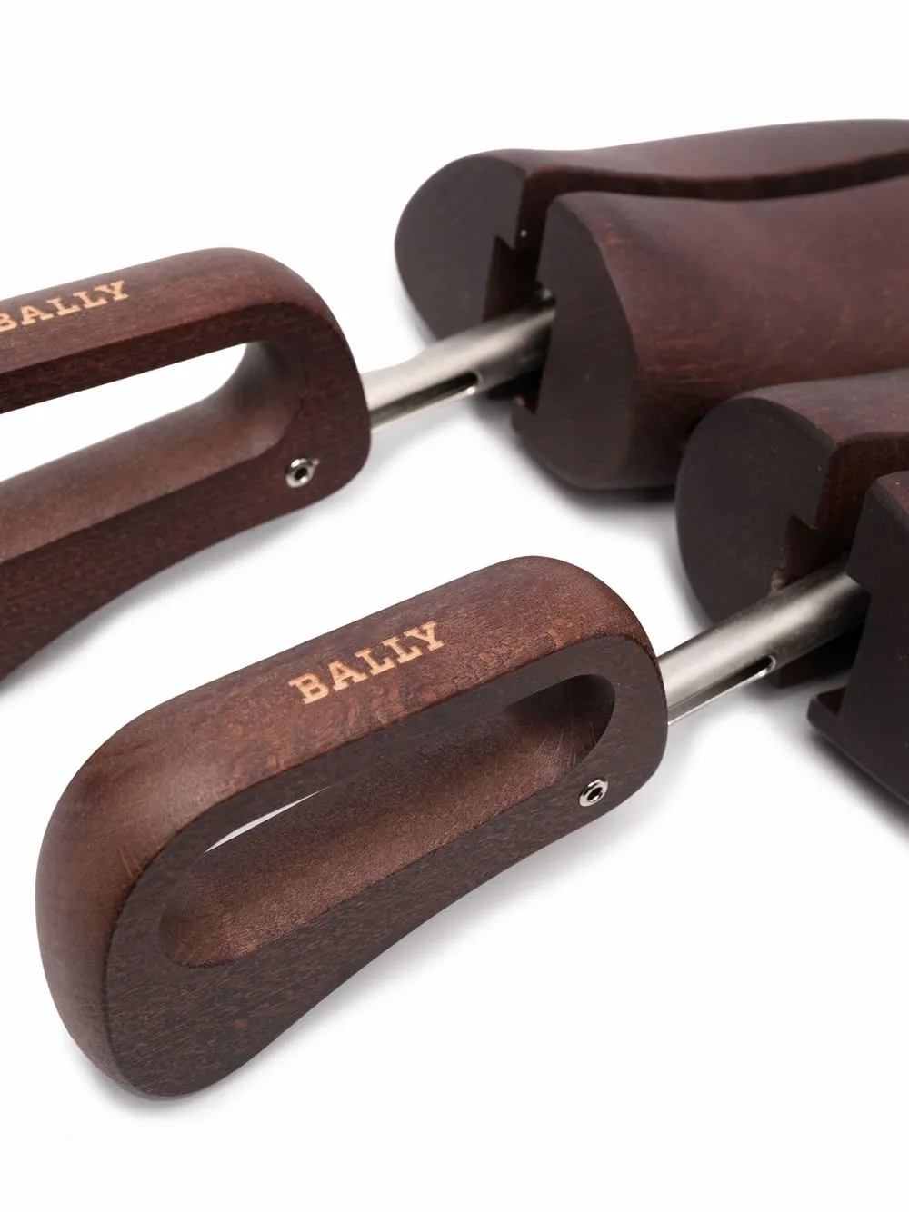 Bally wood shoe horns Brown