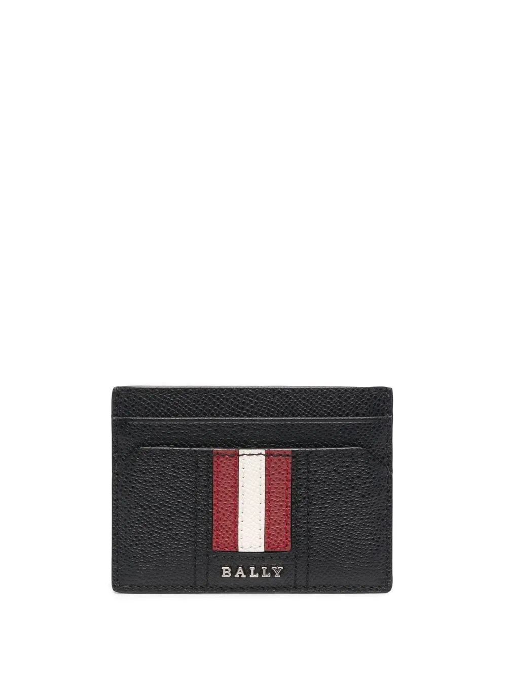 

Bally tarjetero Thar con placa del logo - Negro