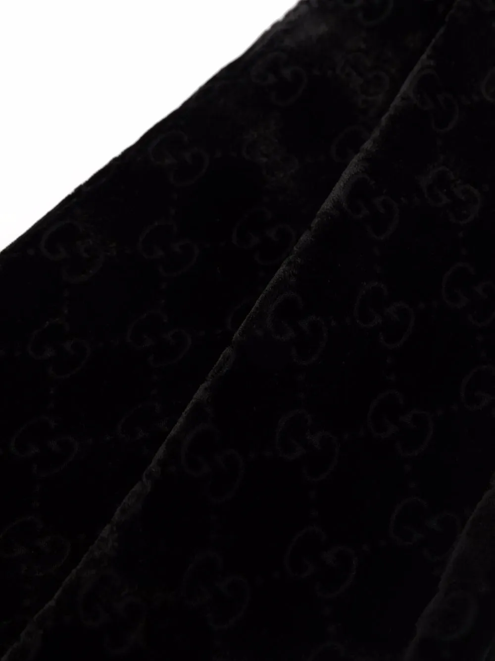 Gucci Sjaal met franje afwerking Zwart