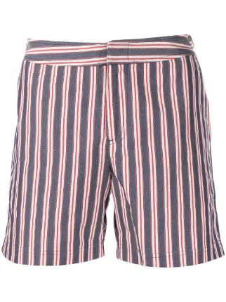 Orlebar Brown Striped adjustable-fit Swim Shorts - Farfetch