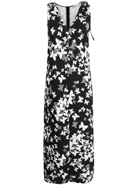 RED Valentino butterfly-print jumpsuit