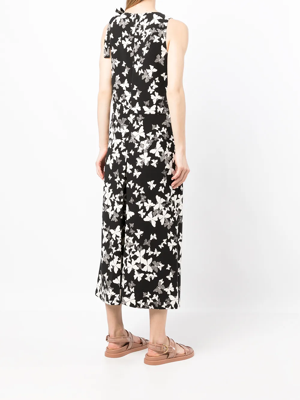 RED Valentino Jumpsuit met vlinderprint Wit