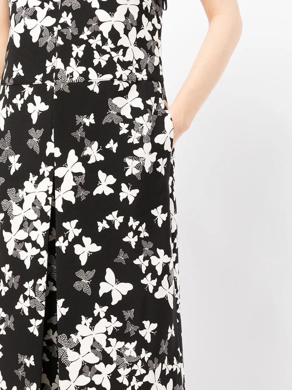 RED Valentino Jumpsuit met vlinderprint Wit