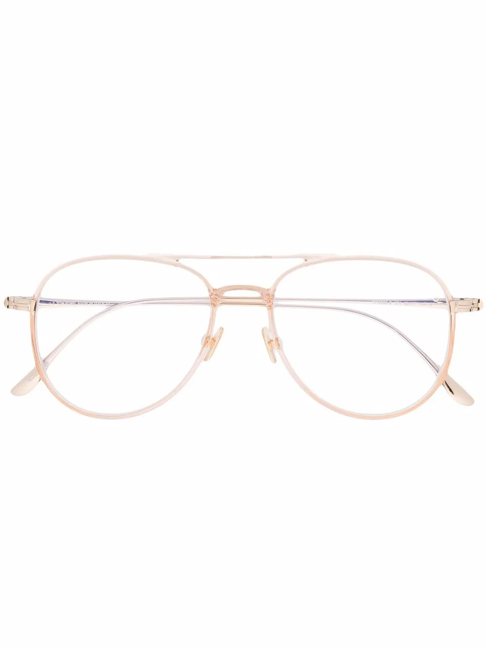 

TOM FORD Eyewear pilot-frame glasses - Neutrals