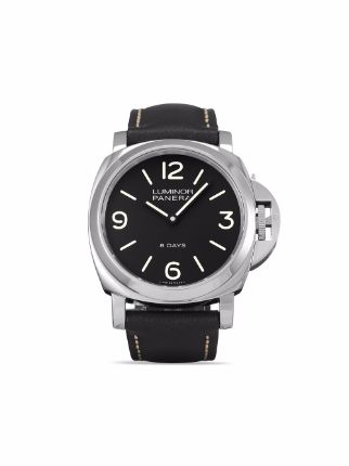 Panerai 2016 pre owned Luminor Base 8 Days Acciaio 44mm Farfetch