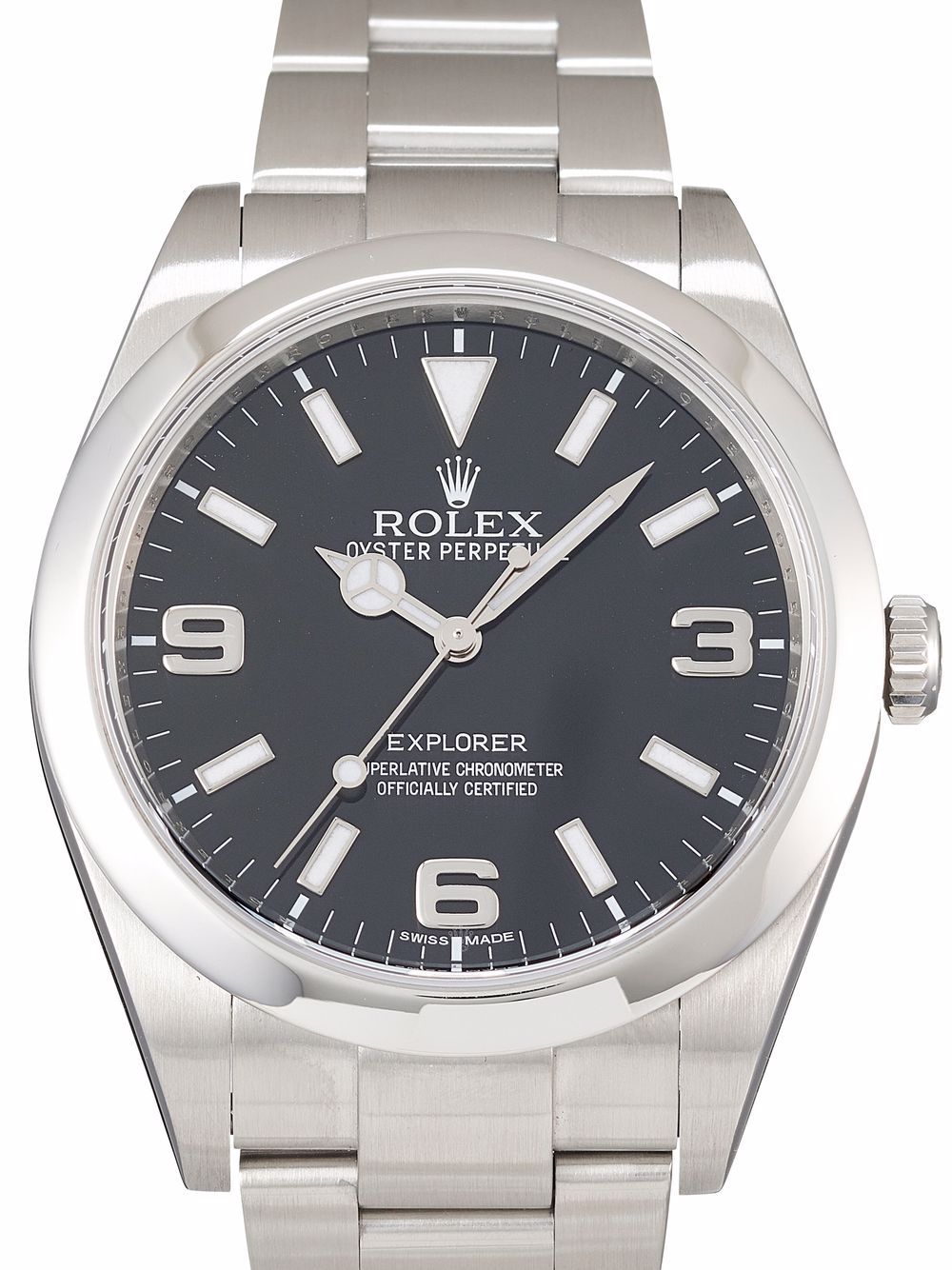 фото Rolex наручные часы explorer i pre-owned 39 мм 2021-го года