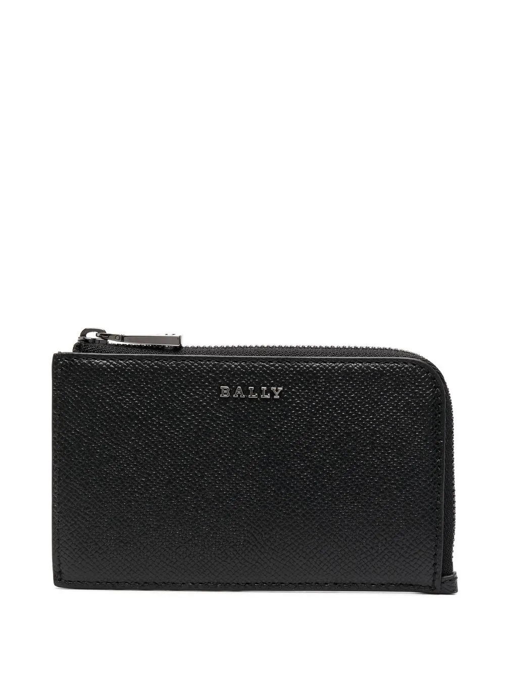 

Bally cartera con placa del logo - Negro