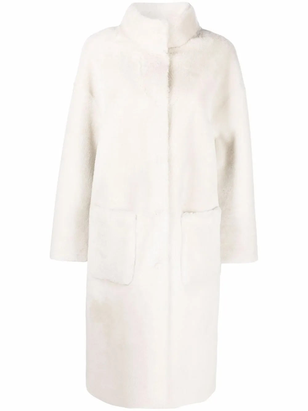 Liska reversible shearling coat | Neutrals | Image 1