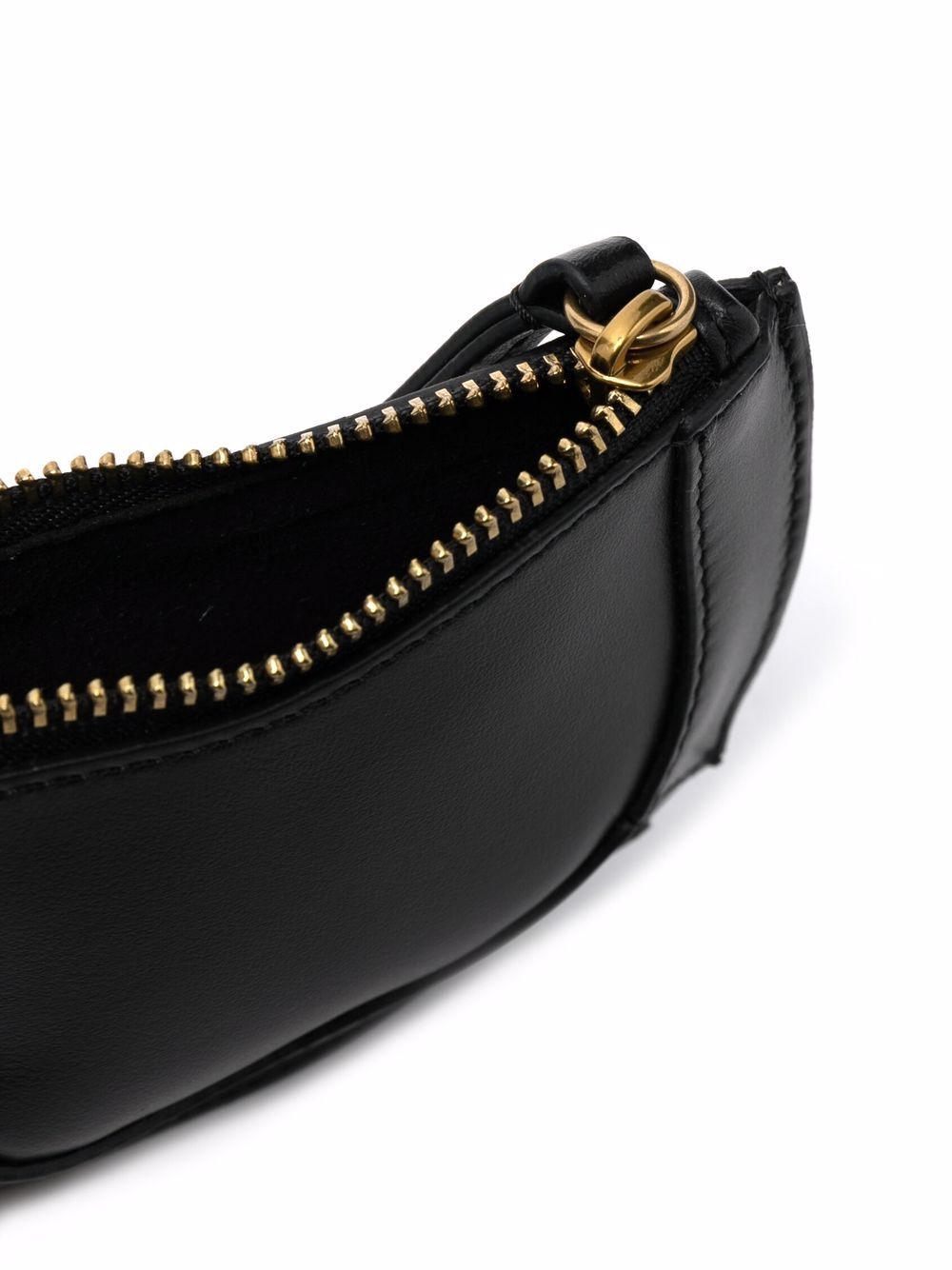 Shop Isabel Marant Étoile Soko Leather Clutch In 01bk Black